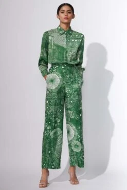 Saaksha & Kinni Abstract Floral Printed Shirt