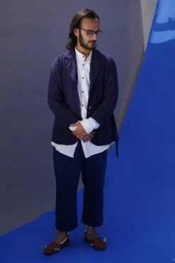 Bell Shaped Blue Pants