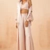 APZ Dusty Rose Silk Pants -Deals Haute Togs Store slp dr 1