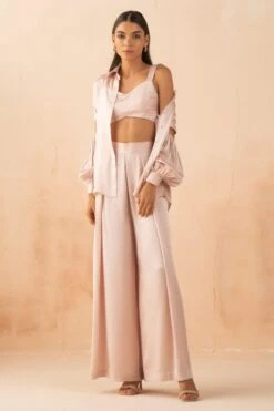 APZ Dusty Rose Silk Pants