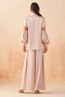 APZ Dusty Rose Silk Pants -Deals Haute Togs Store slp dr 3