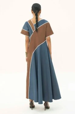 Corpora Studio Colour Blocked Maxi Dress -Deals Haute Togs Store ss22d02 4